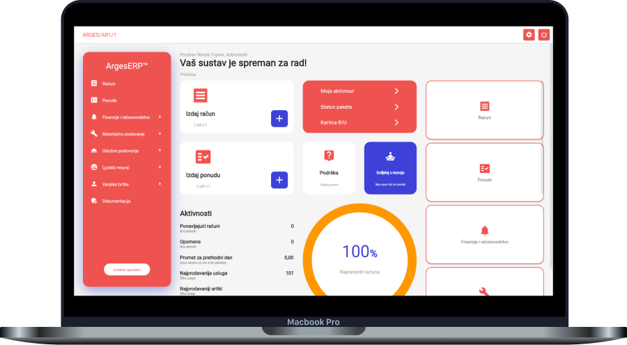 <span>ERP i blagajna</span> Arges