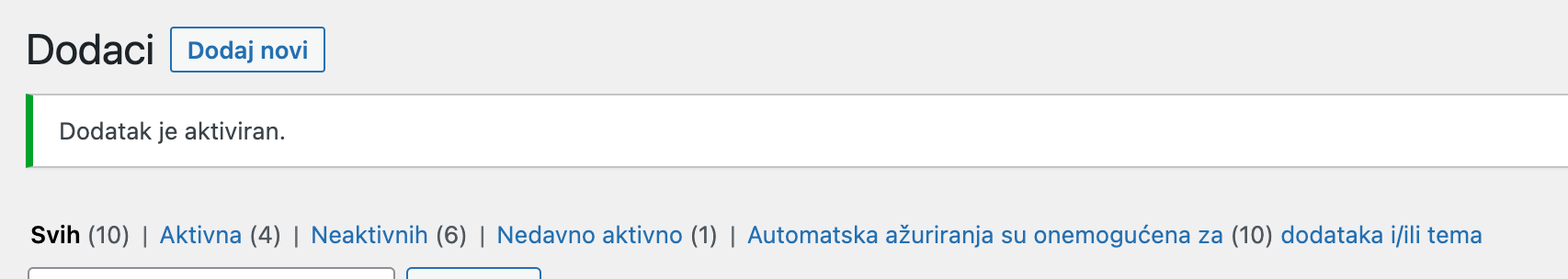 Popis aktivnih Wordpress plugina - Arges ERP Wordpress plugin