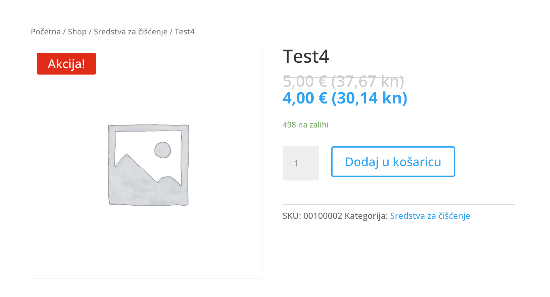 Proizvod na web stranici - Arges ERP Wordpress plugin